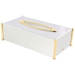 Windisch 87106-CRO Rectangle Brass Tissue Box Cover